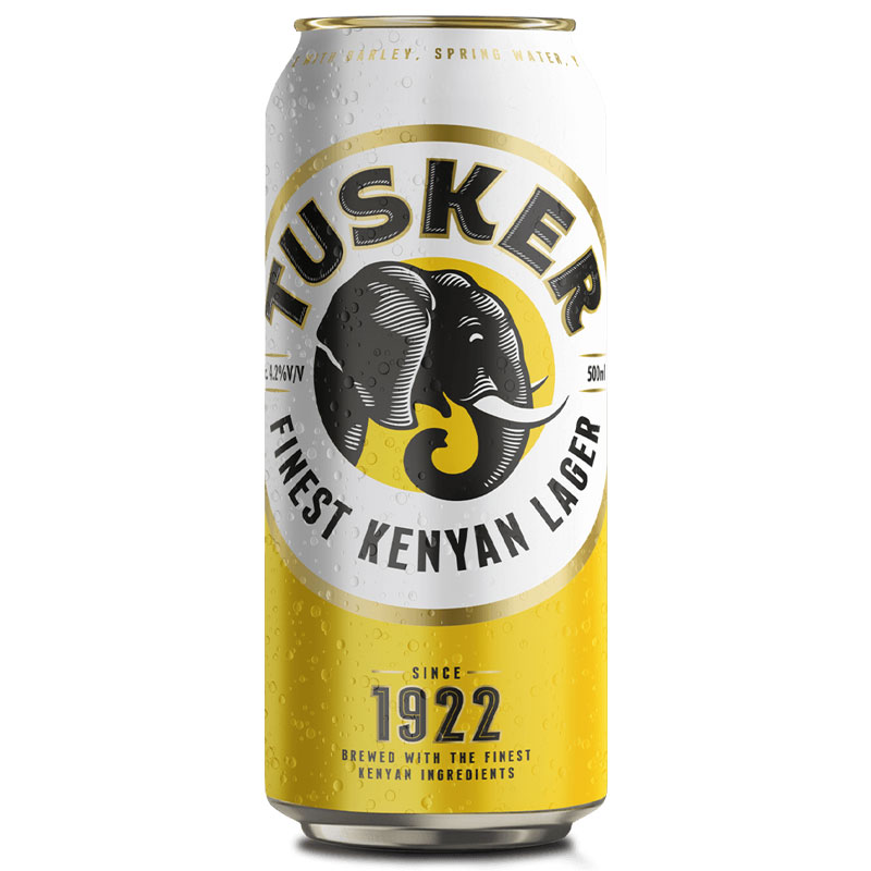 Tusker Lager Beer Can 500ml