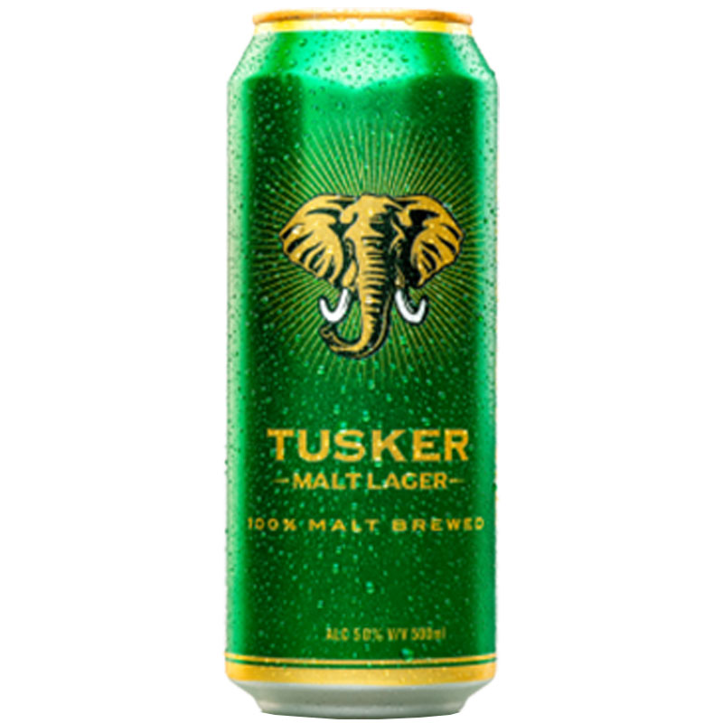 Tusker Malt Lager Beer Can 500ml
