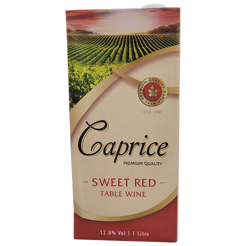 Caprice Sweet Red Wine 1 Litre