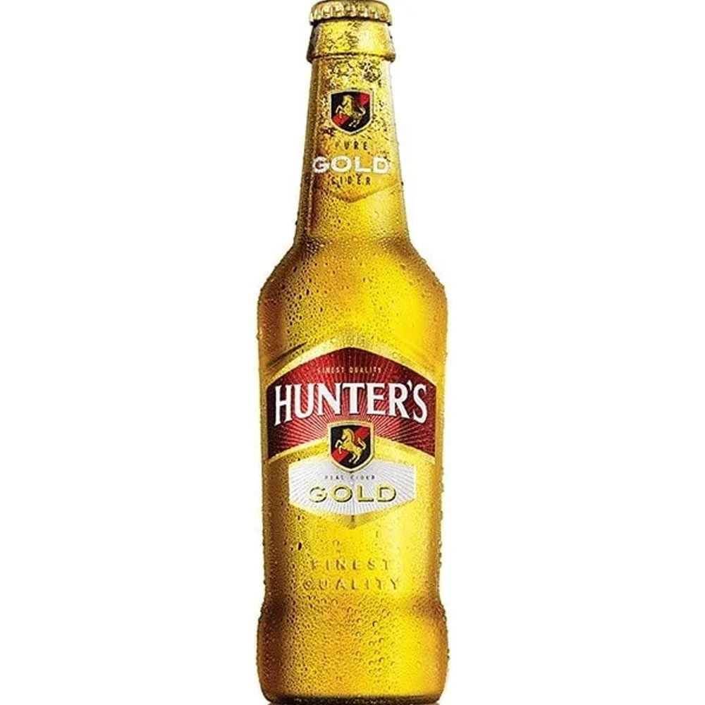 Hunter's Gold Cider Beer 330ml