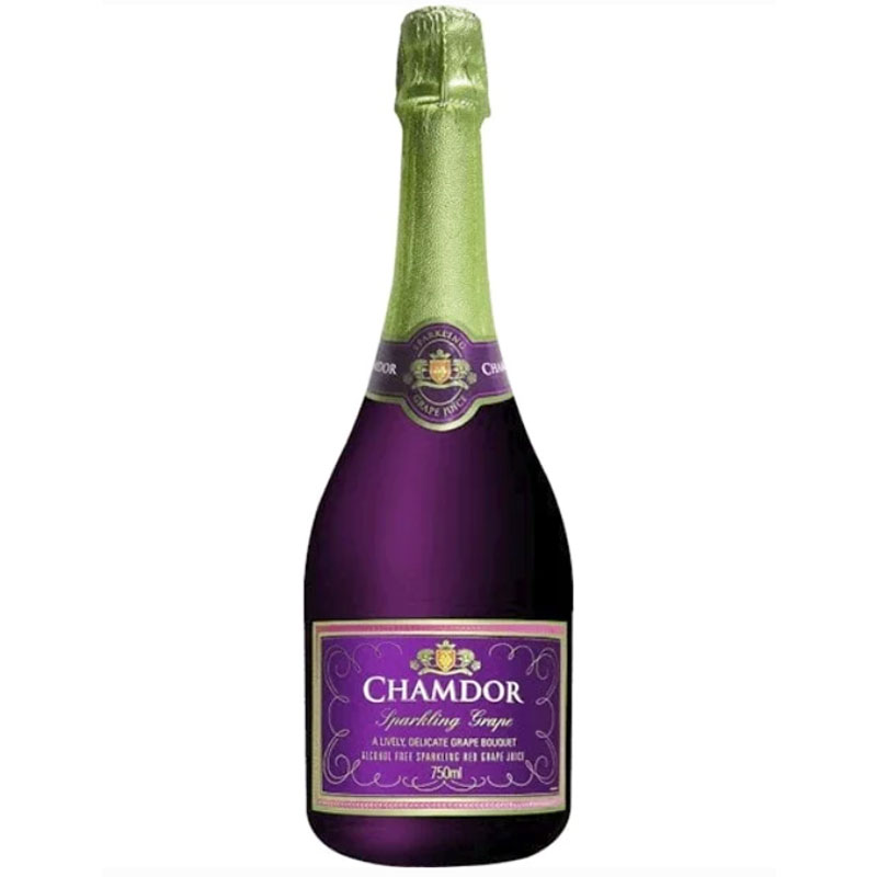 Chamdor Red Grape Non-Alcoholic Sparkling Wine 750ml