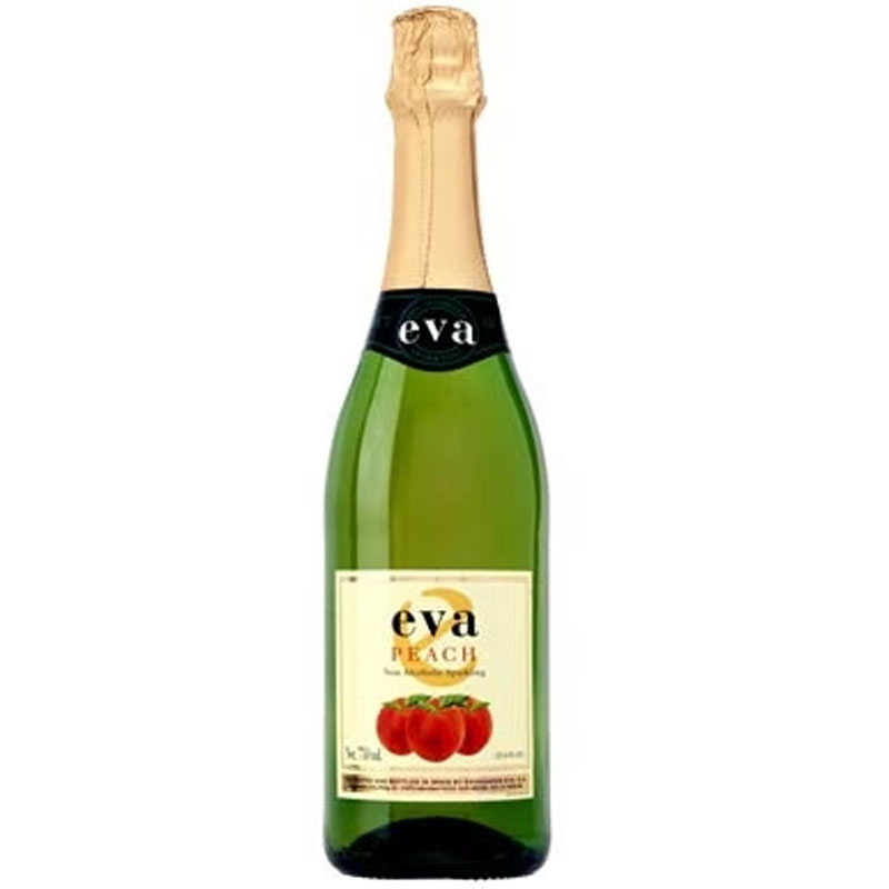 Eva Peach Juice Non-Alcoholic Sparkling Wine 750ml
