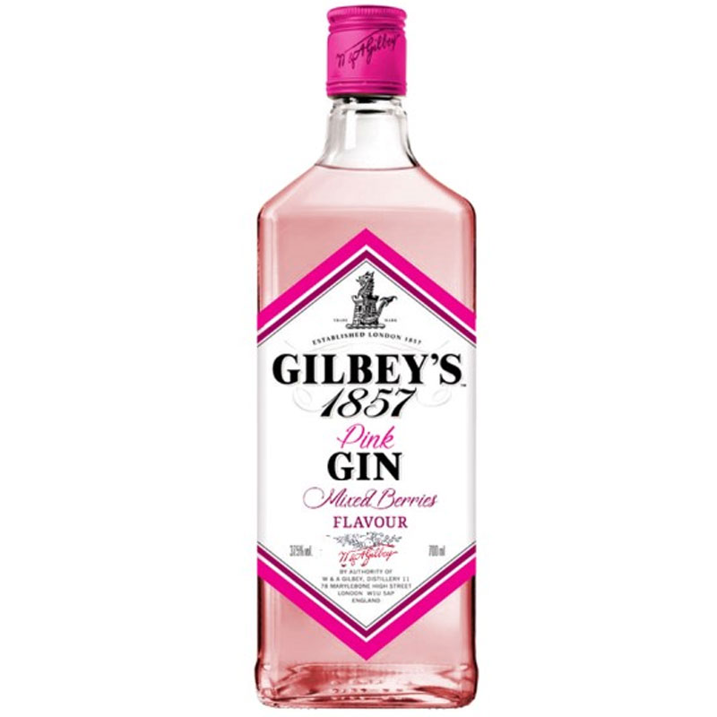 Gilbey's Mixed Berries Pink Gin 750ml
