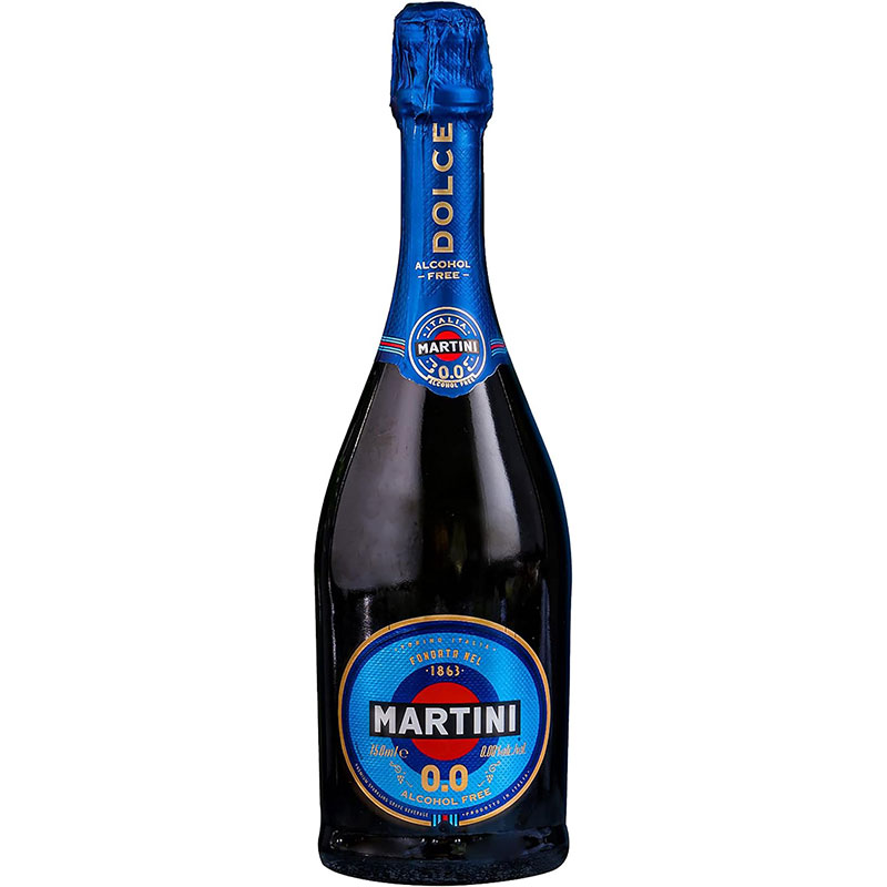 Martini Brut Dolce 0.0 Non-Alcoholic Sparkling Wine 750ml
