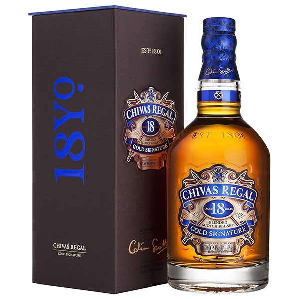 Chivas Regal 18 Years Old Blended Scotch Whisky 1 Litre