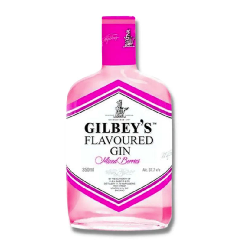 Gilbey's Mixed Berries Flavoured Pink Gin 250ml