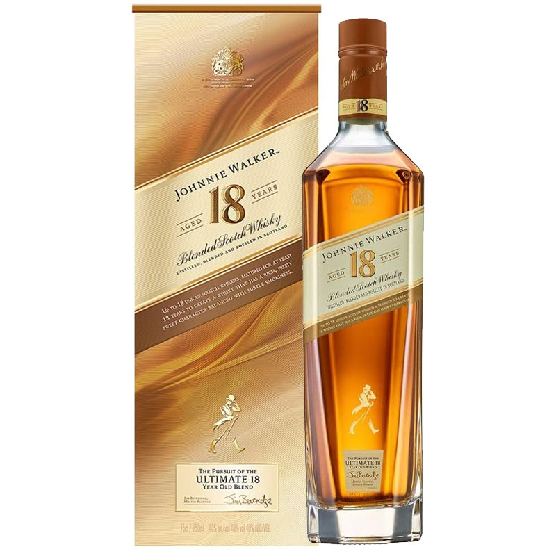 Johnnie Walker Ultimate 18 Years Old Blended Scotch Whisky 750ml