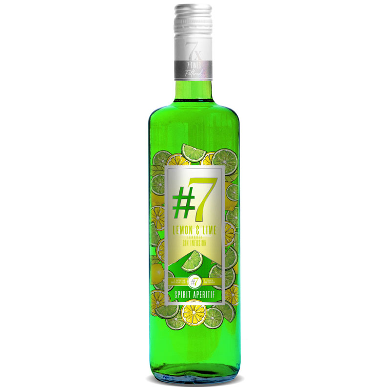 Number #7 Gin Lemon & Lime Flavoured Gin 750ml