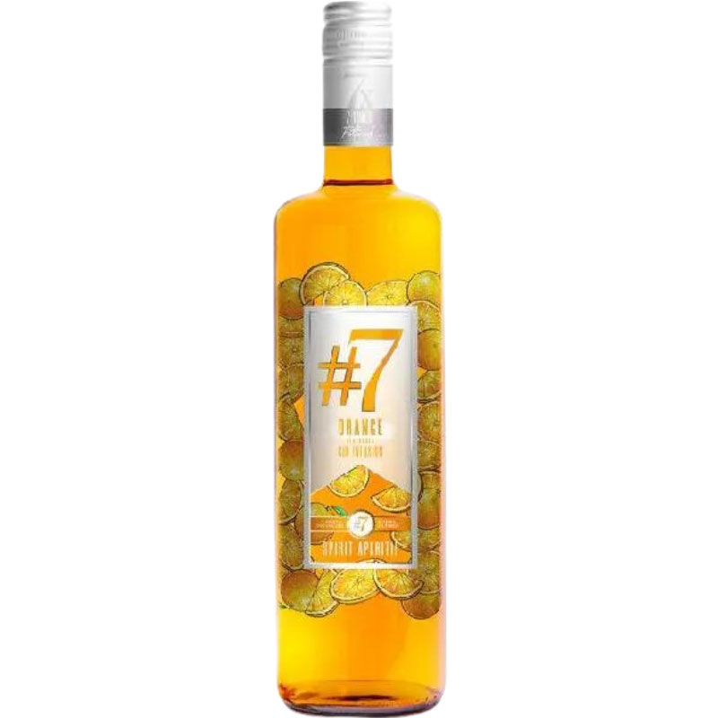 Number #7 Gin Orange Flavoured Gin 750ml