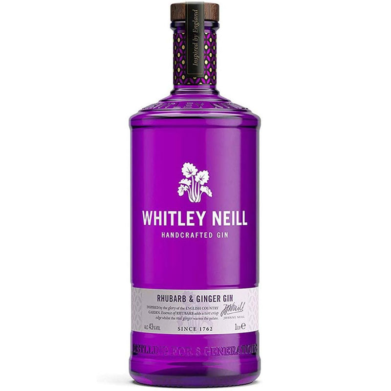 Whitley Neill Rhubarb and Ginger Gin 1 Litre