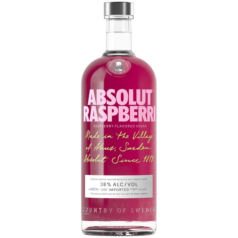 Absolut Raspberri Flavoured Vodka 1 Litre