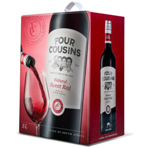 Four Cousins Natural Sweet Red Wine 5 Litres