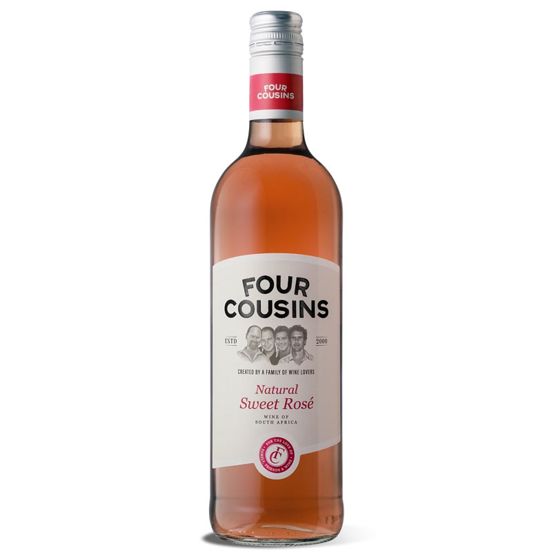 Four Cousins Natural Sweet Rose Wine 750ml - Liquor Square