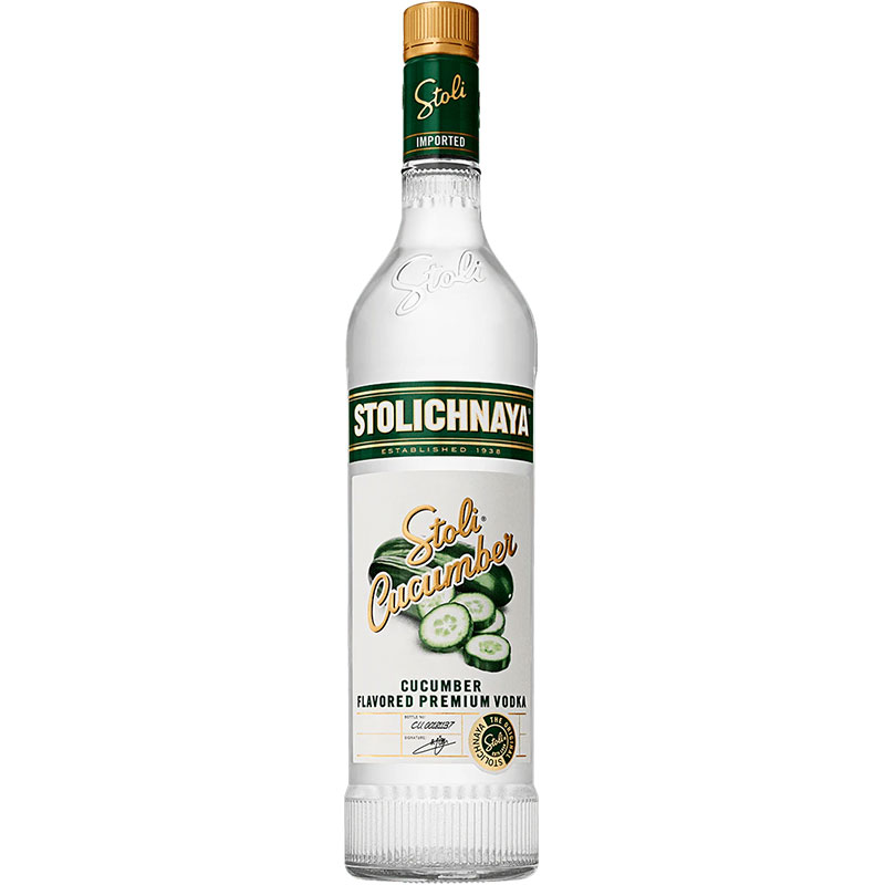 Stolichnaya Stoli Cucumber Flavored Premium Vodka 1 Litre