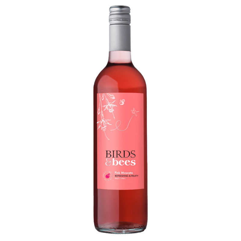 Birds & Bees Wine Sweet Pink Moscato 750ml