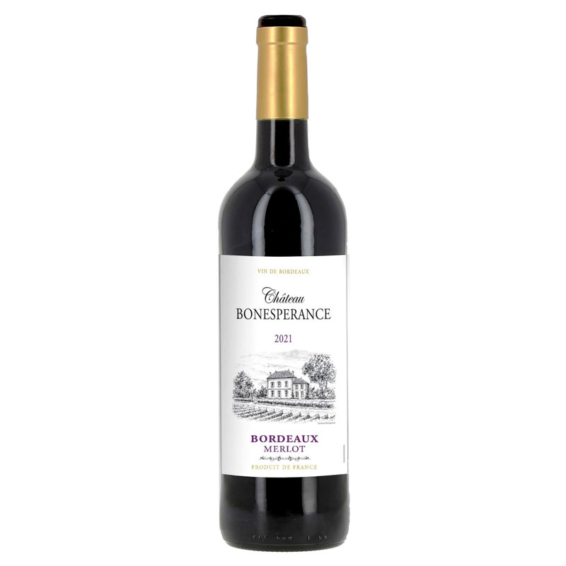 Château Bonesperance Bordeaux Merlot Wine 750ml