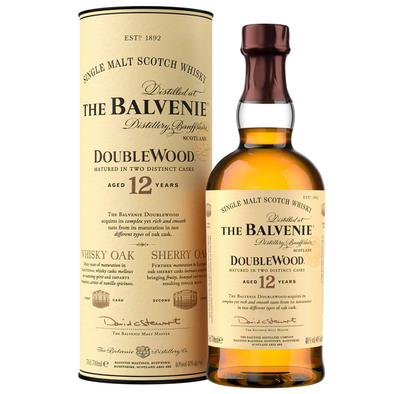 The Balvenie 12 Years Old Double Wood Single Malt Scotch Whisky 700ml