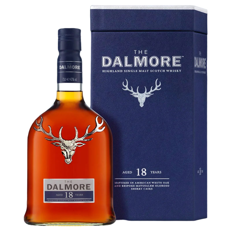 The Dalmore 18 Years Old Highland Single Malt Scotch Whisky 700ml