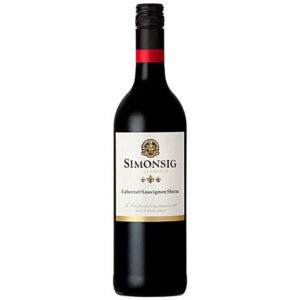 Simonsig Cabernet Sauvignon Shiraz Wine 750ml 13.5% ABV South Africa Dry Red