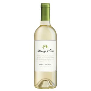 Ménage à Trois Pinot Grigio Dry White Wine 750ml 13.5% ABV USA